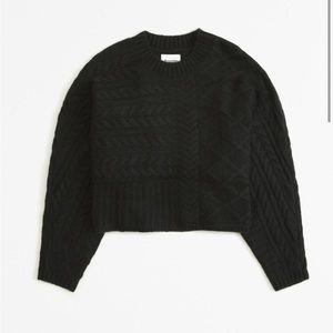 BLACK Abercrombie & Fitch Sweater nwot